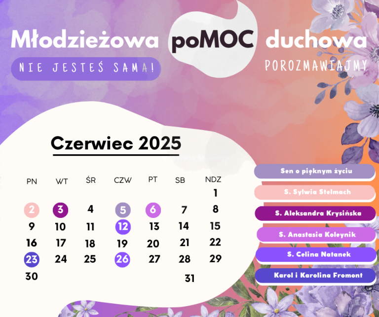 dyżury i kalendarz czerwiec