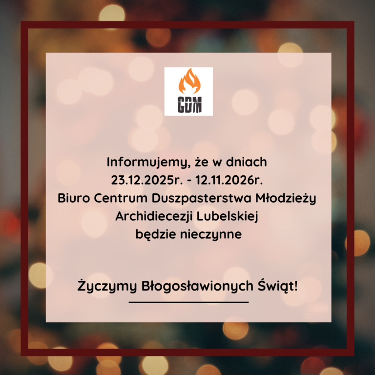 Zamknięcie przerwa świąteczna