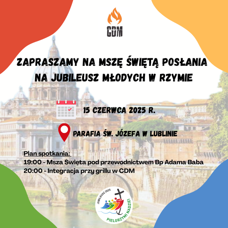 Posłanie na Jubileusz Młodych w Rzymie upgrade