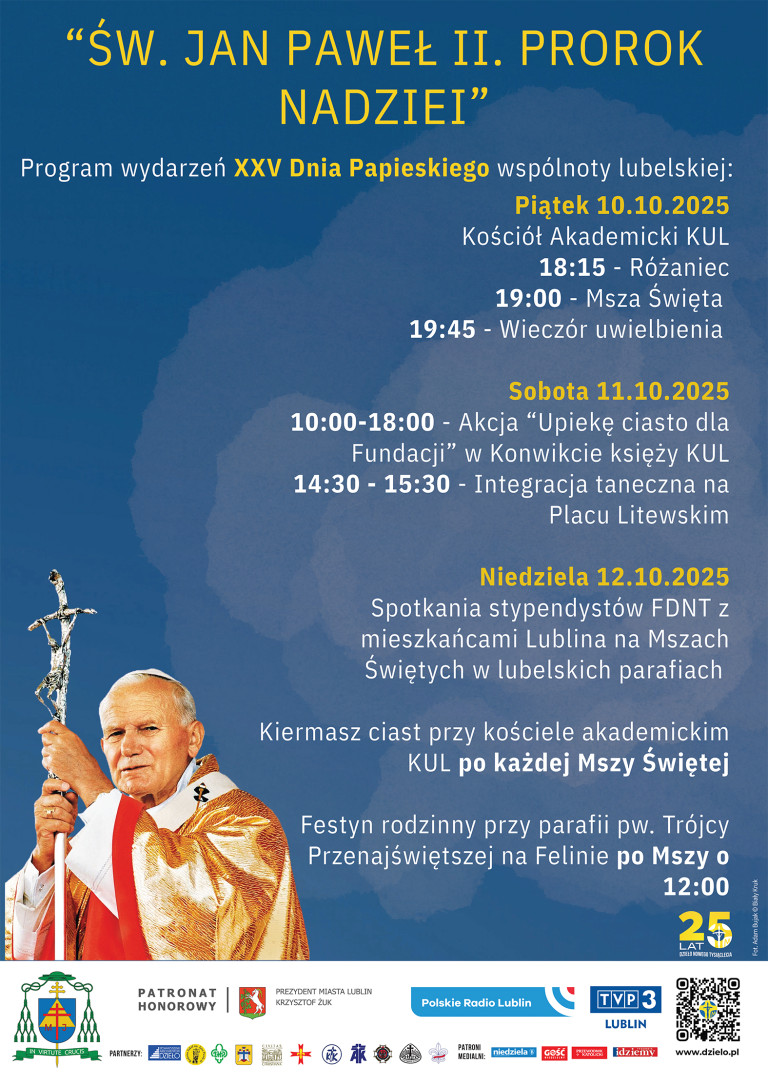 Św. Jan Paweł II Prorok Nadziei XXV Dzień Papieski 12 X 2025