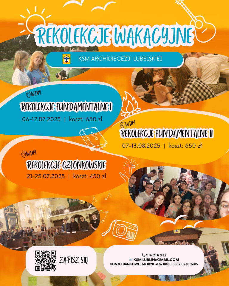 Plakat wakacje ksm